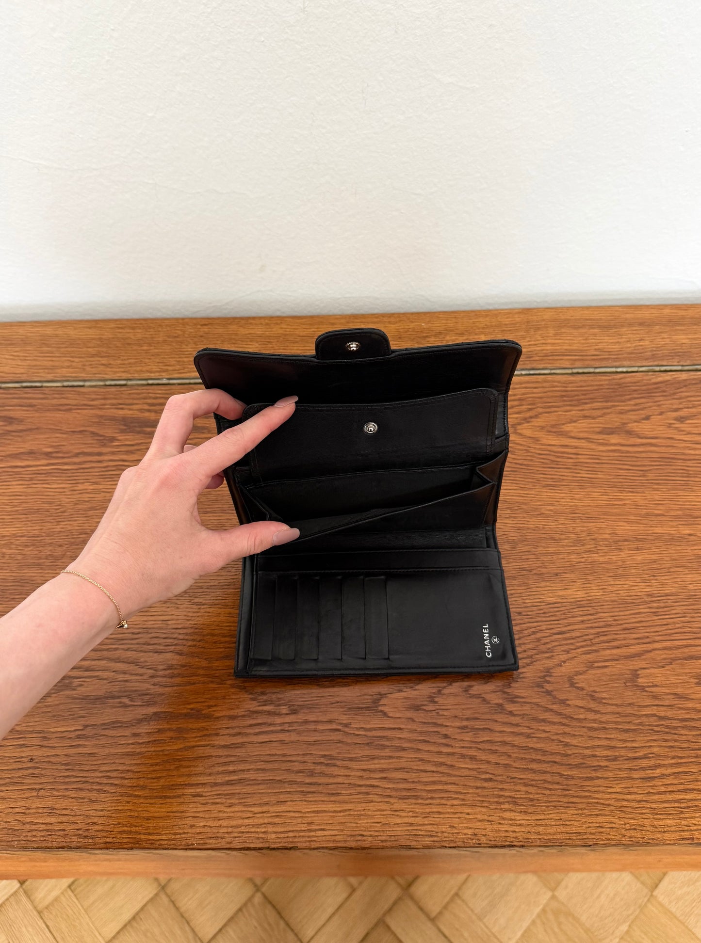 CHANEL TIMELESS CLASSIC WALLET LAMBSKIN SERIES 11