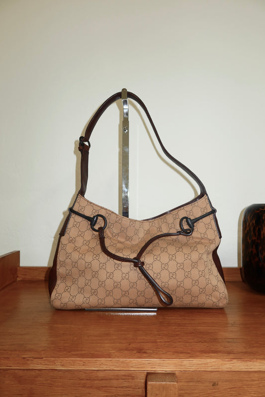 GUCCI HORSEBIT GG SHOULDER BAG