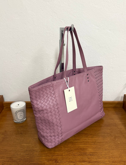 BOTTEGA VENETA INTRECCIATO TOTE SHOPPER BAG PINK