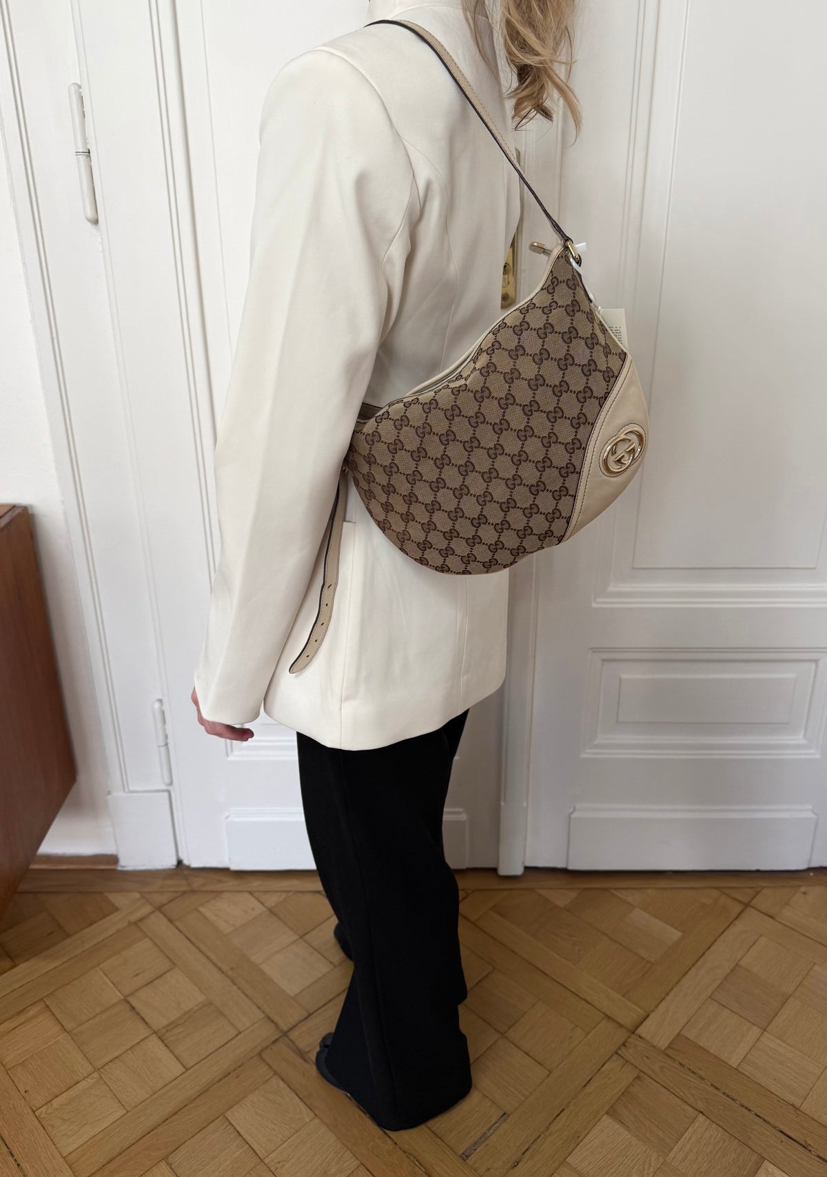 Gucci Sukey GG Canvas Crossbody Bag