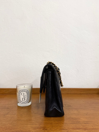 CHANEL DOUBLE FLAP BAG MEDIUM TALL 24K GOLD