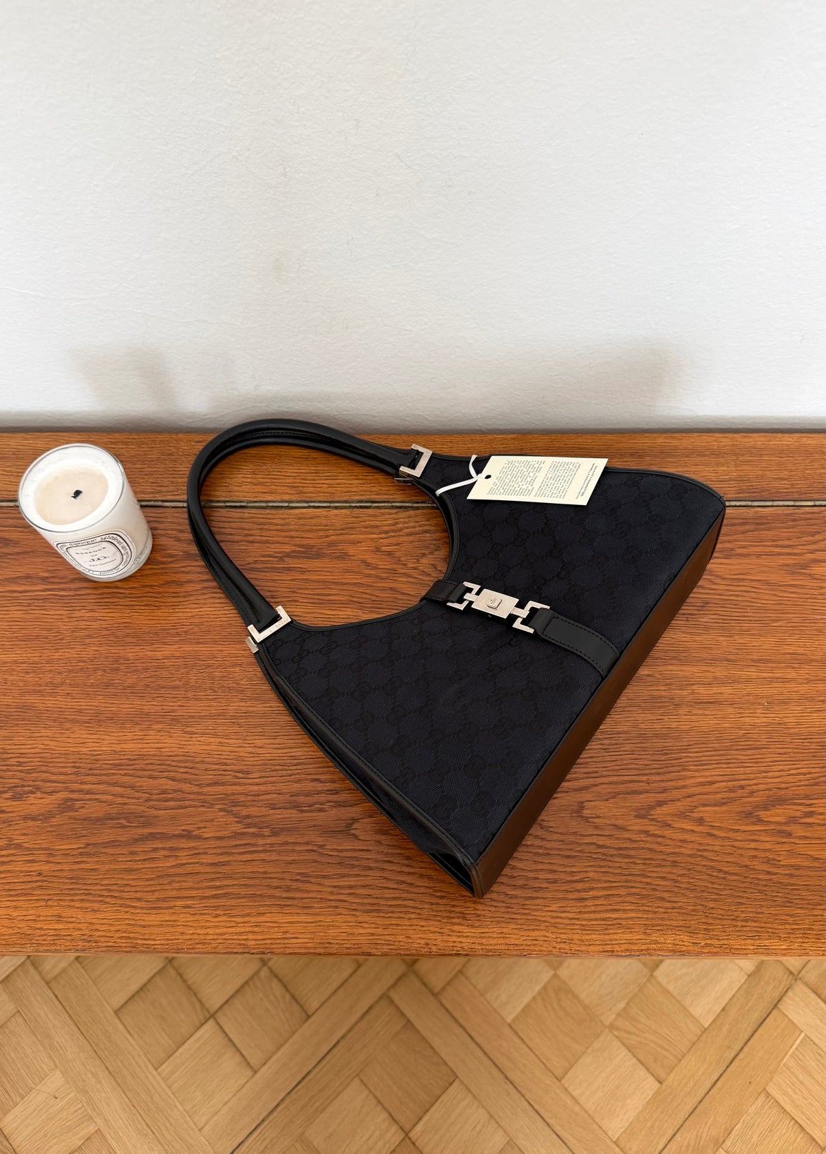 Gucci Jackie GG Monogram Bag Black
