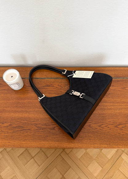 Gucci Jackie GG Monogram Bag Black