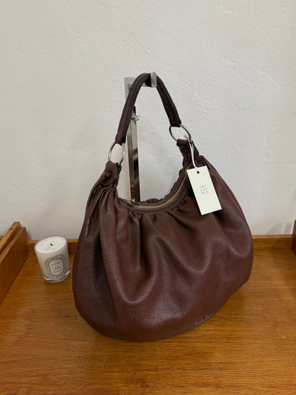 MIU MIU HOBO SHOULDER BAG BROWN