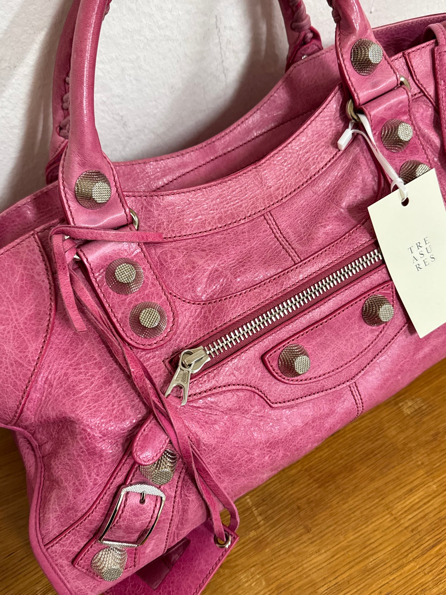 BALENCIAGA CITY BAG PINK