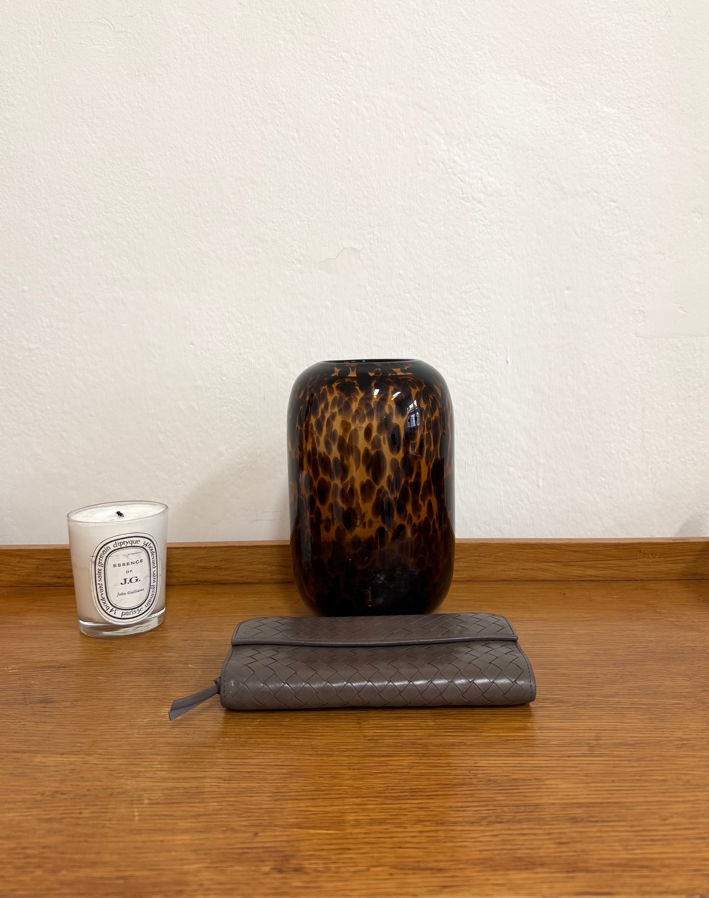 BOTTEGA VENETA INTRECCIATO WALLET GREY