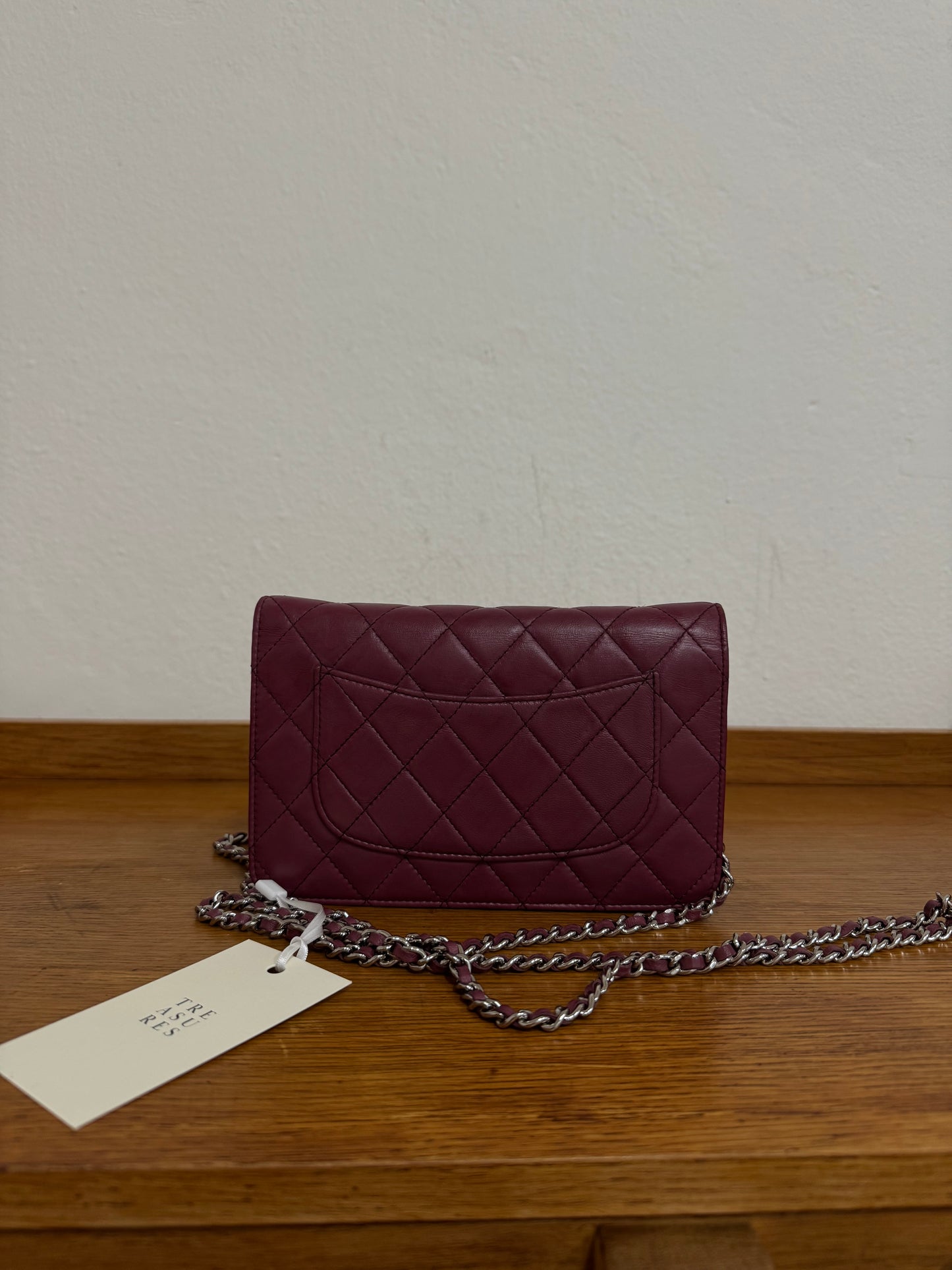 CHANEL LAMBSKIN WOC WINE GRAPE