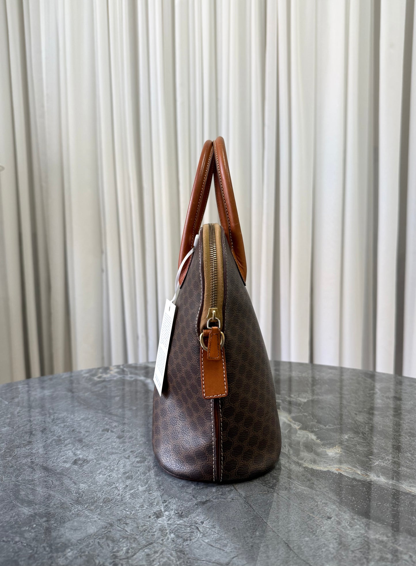 CELINE MACADAM TOP HANDLE BAG