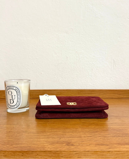 CHANEL SUEDE BORDEAUX WOC