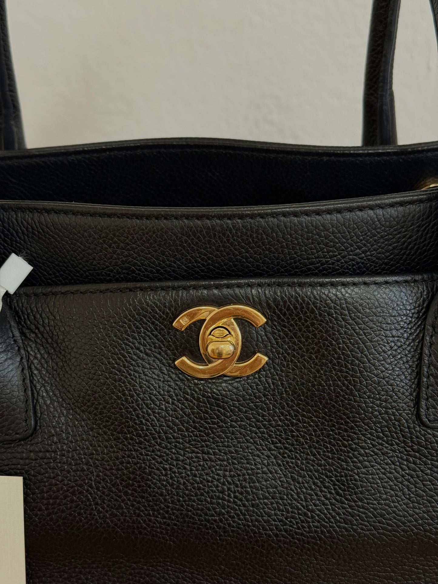 CHANEL EXECUTIVE TOTE BLACK GOLD HW