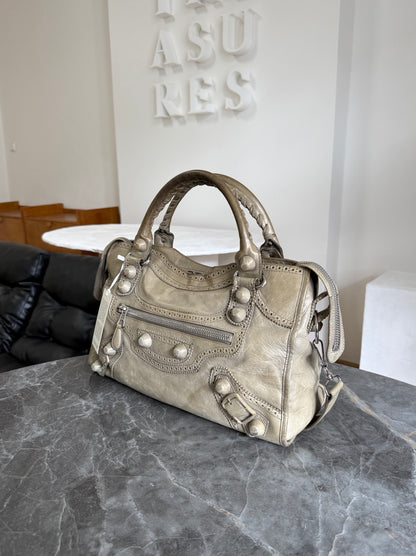 BALENCIAGA CITY BAG ECRU