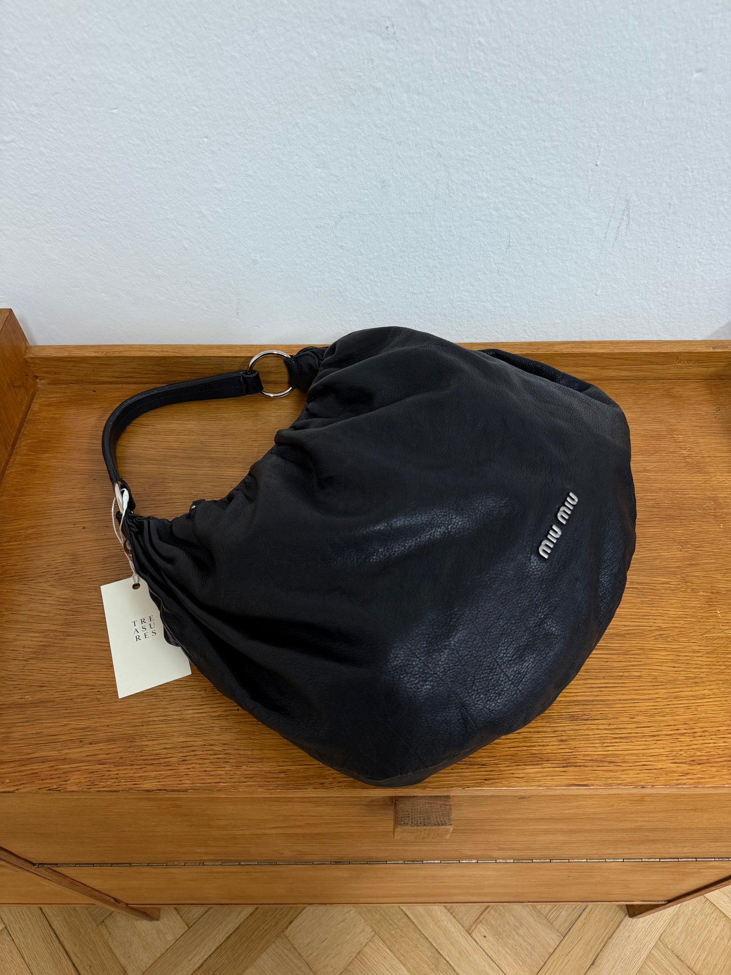 MIU MIU HOBO BAG BLACK
