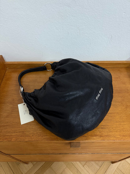 MIU MIU HOBO BAG BLACK