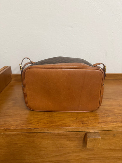CELINE MACADAM BUCKET BAG