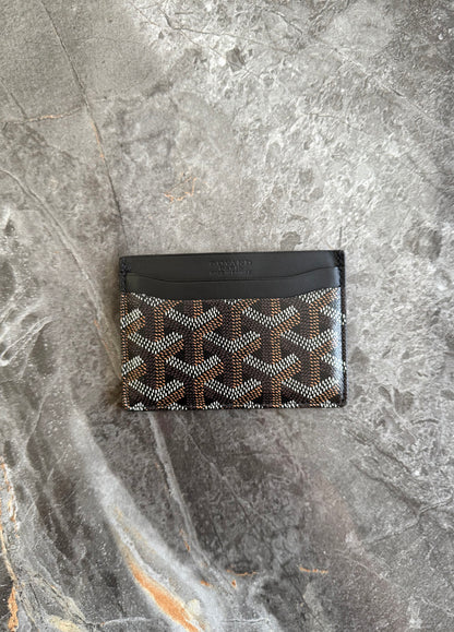 GOYARD SAINT-SULPICE CARD WALLET BLACK
