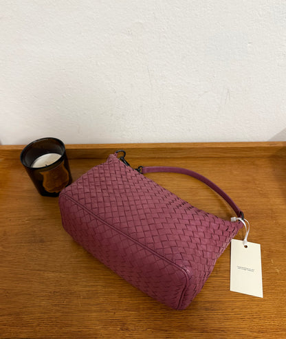 BOTTEGA VENETA INTRECCIATO SHOULDER BAG PINK