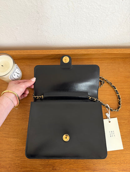 CHANEL BOX CALF FLAP BAG