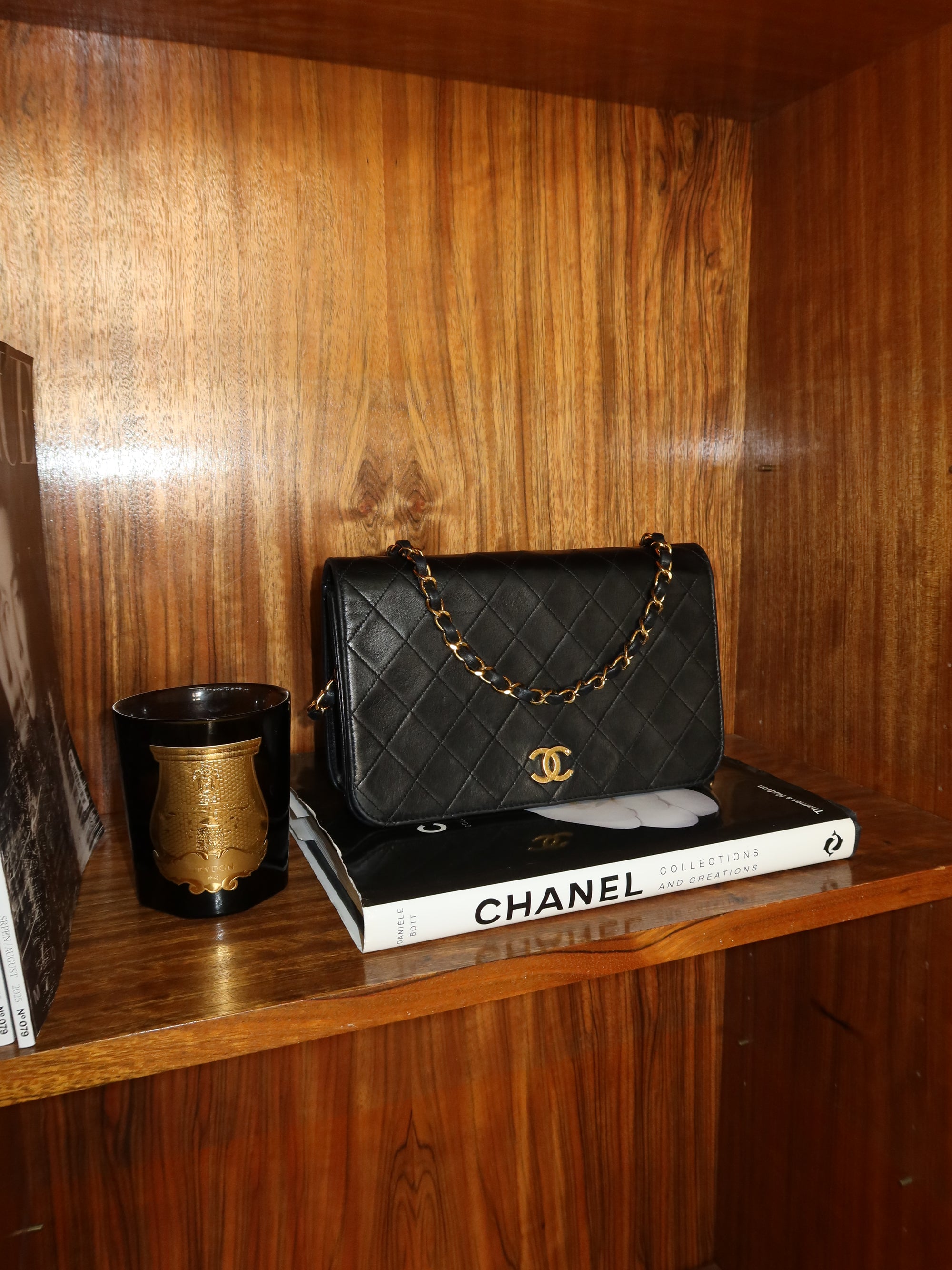 CHANEL SINGLE FULL FLAP BAG 24K GOLD