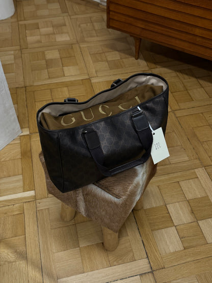 GUCCI GG MONOGRAM SHOPPER TOTE BAG