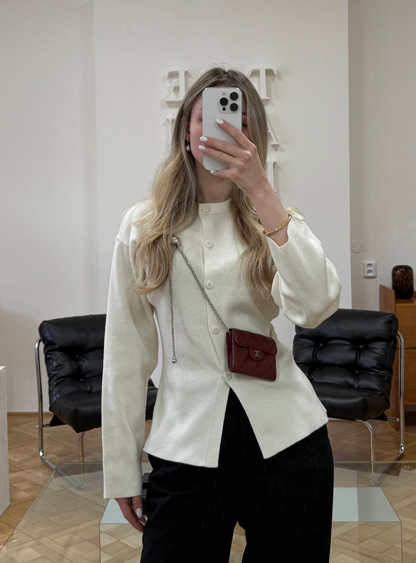 CHANEL MATELASSE QUILTED WALLET BURGUNDY