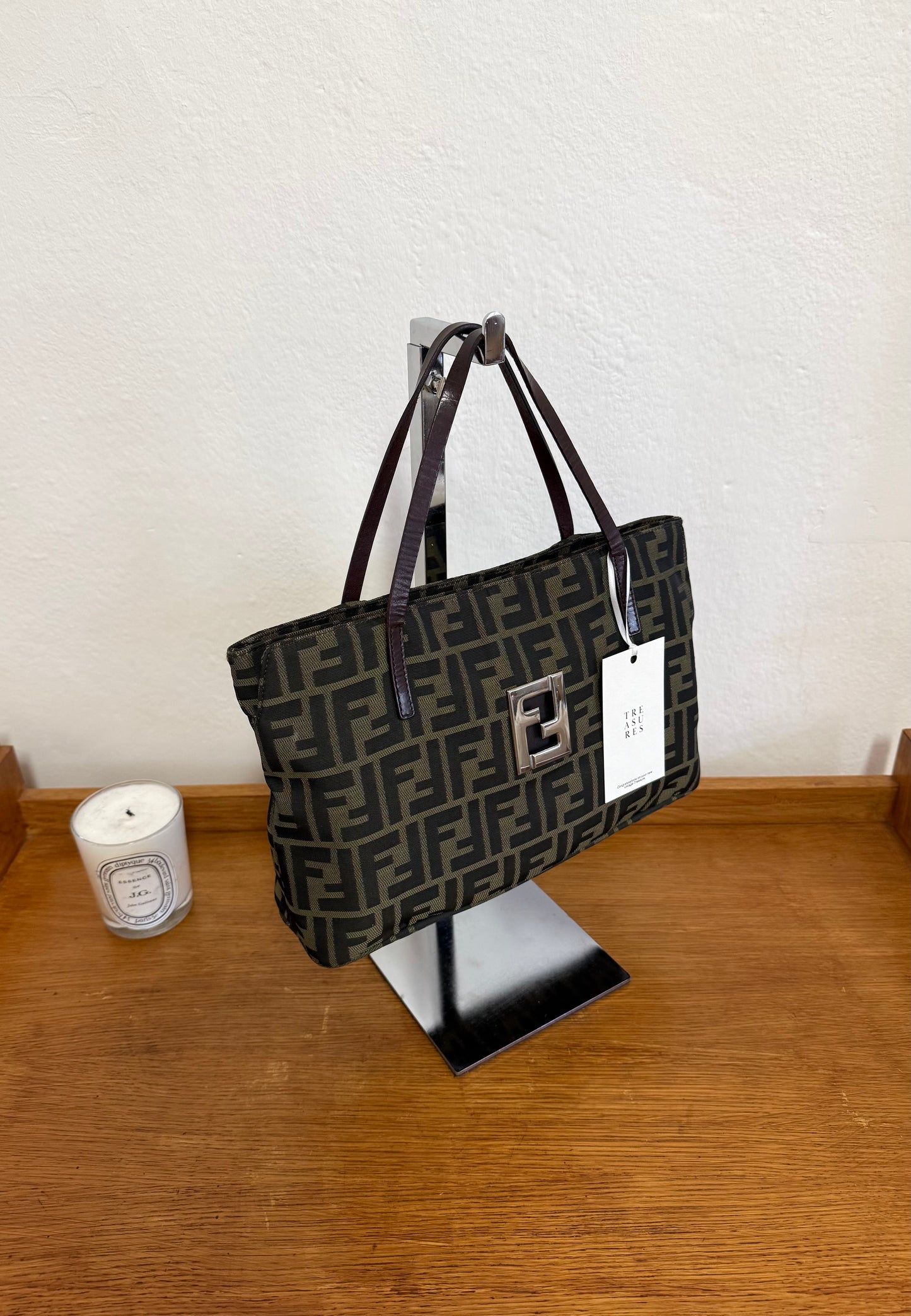 FENDI ZUCCA TOTE HANDBAG