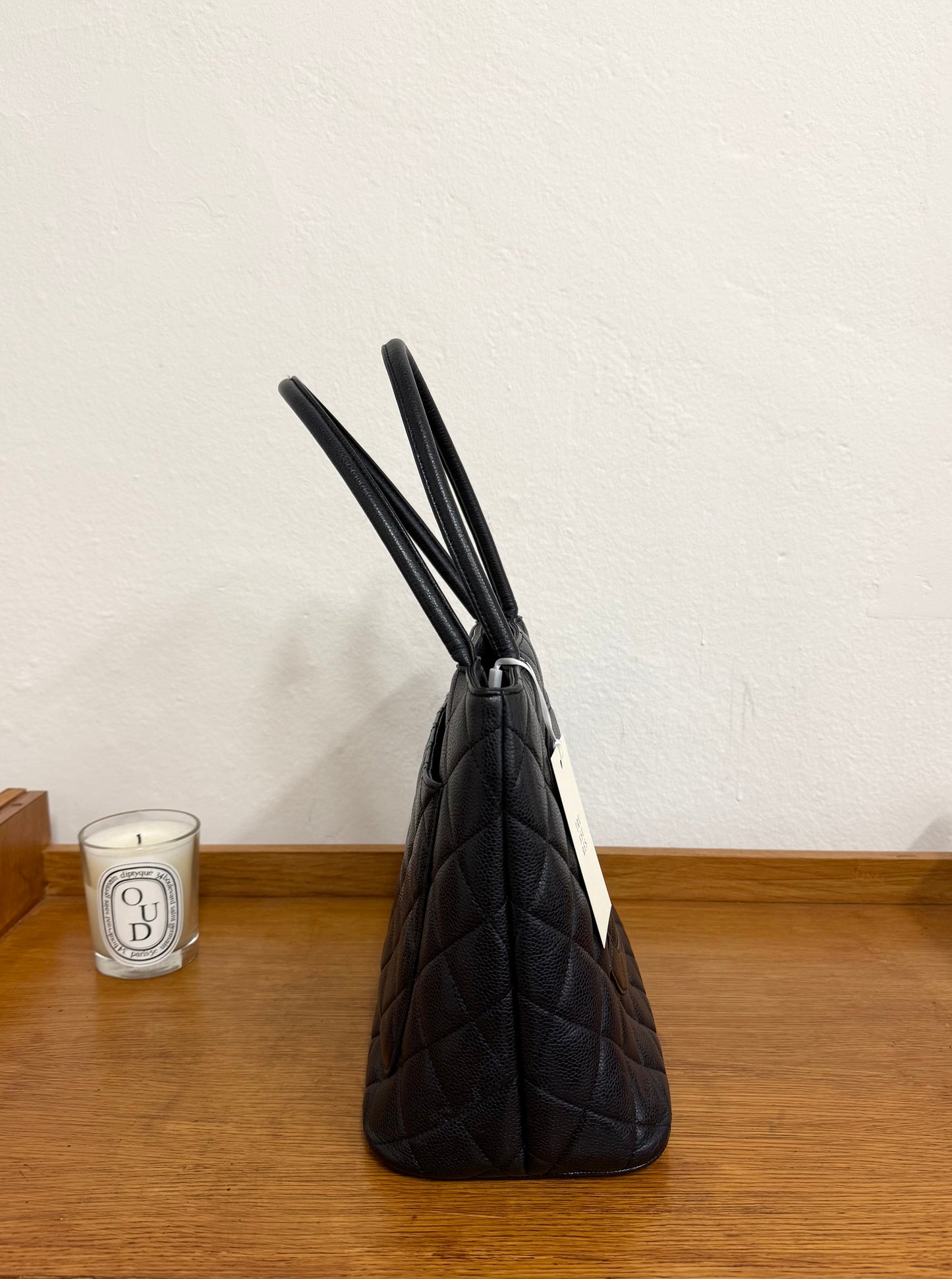 CHANEL CAVIAR MEDDALLION TOTE