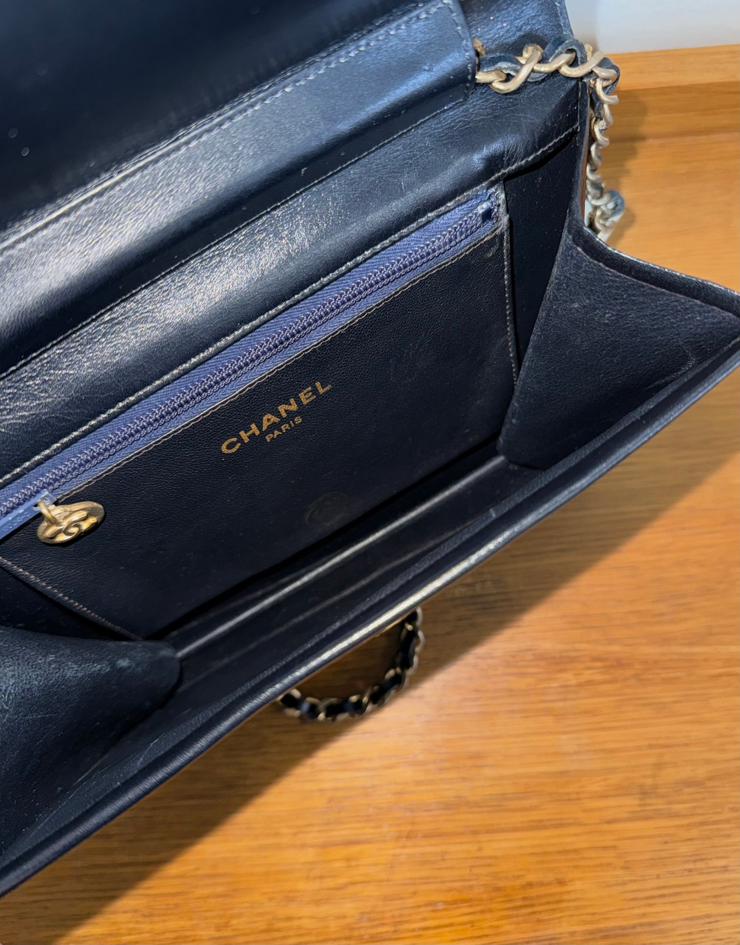 CHANEL BOX CALF FLAP BAG