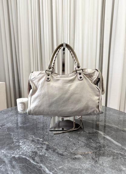 Balenciaga City Bag Cream Brass HW