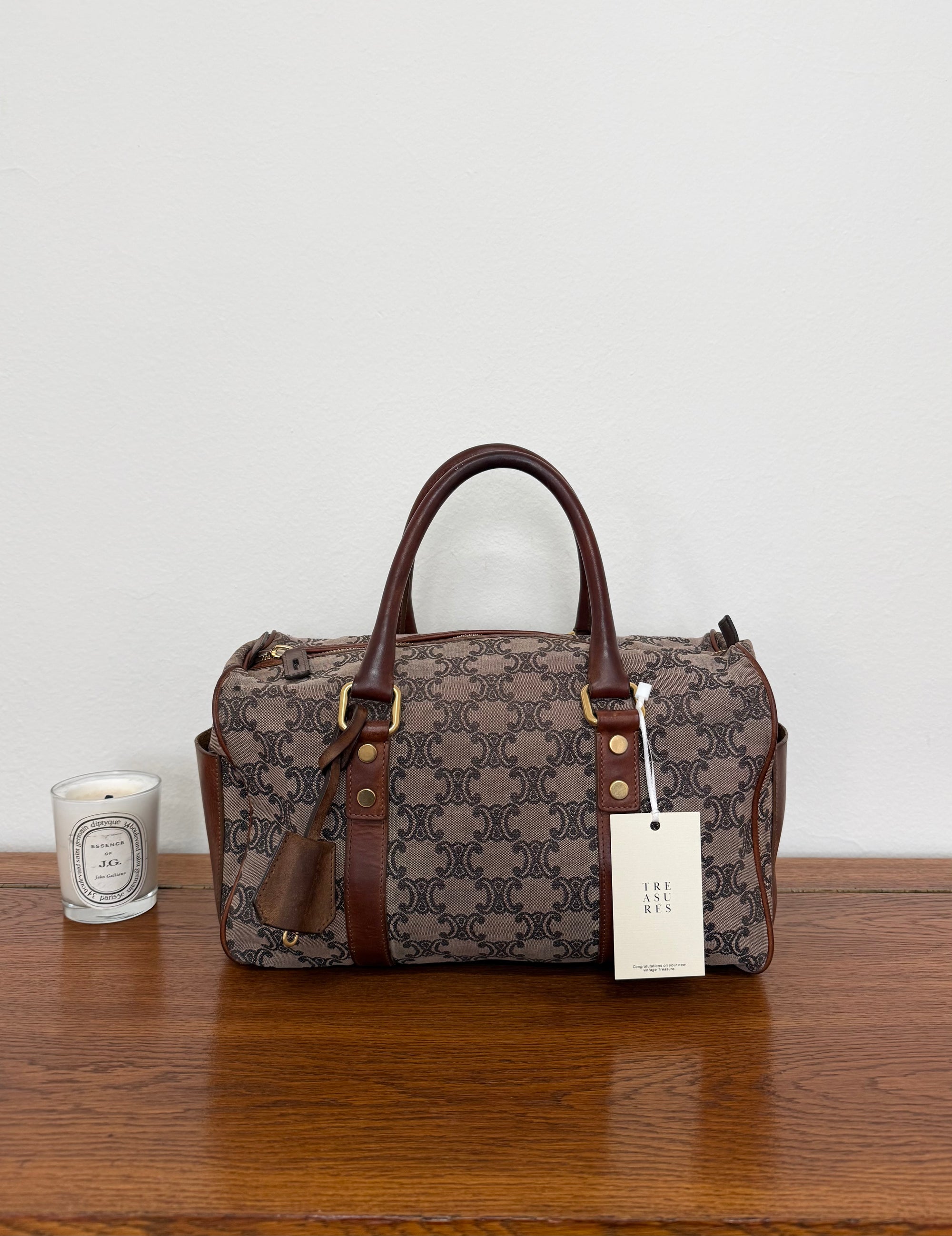 CELINE TRIOMPHE BOSTON HANDBAG