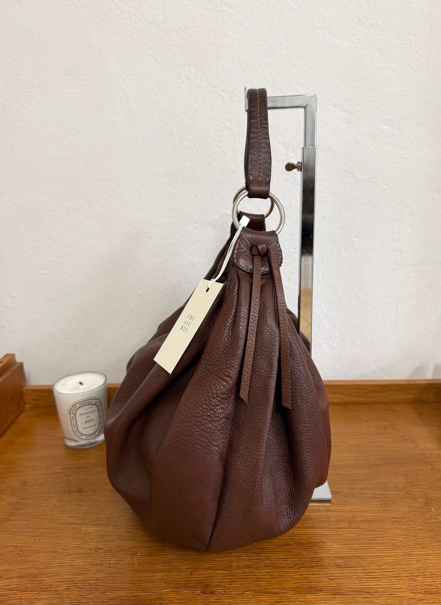 MIU MIU HOBO SHOULDER BAG BROWN