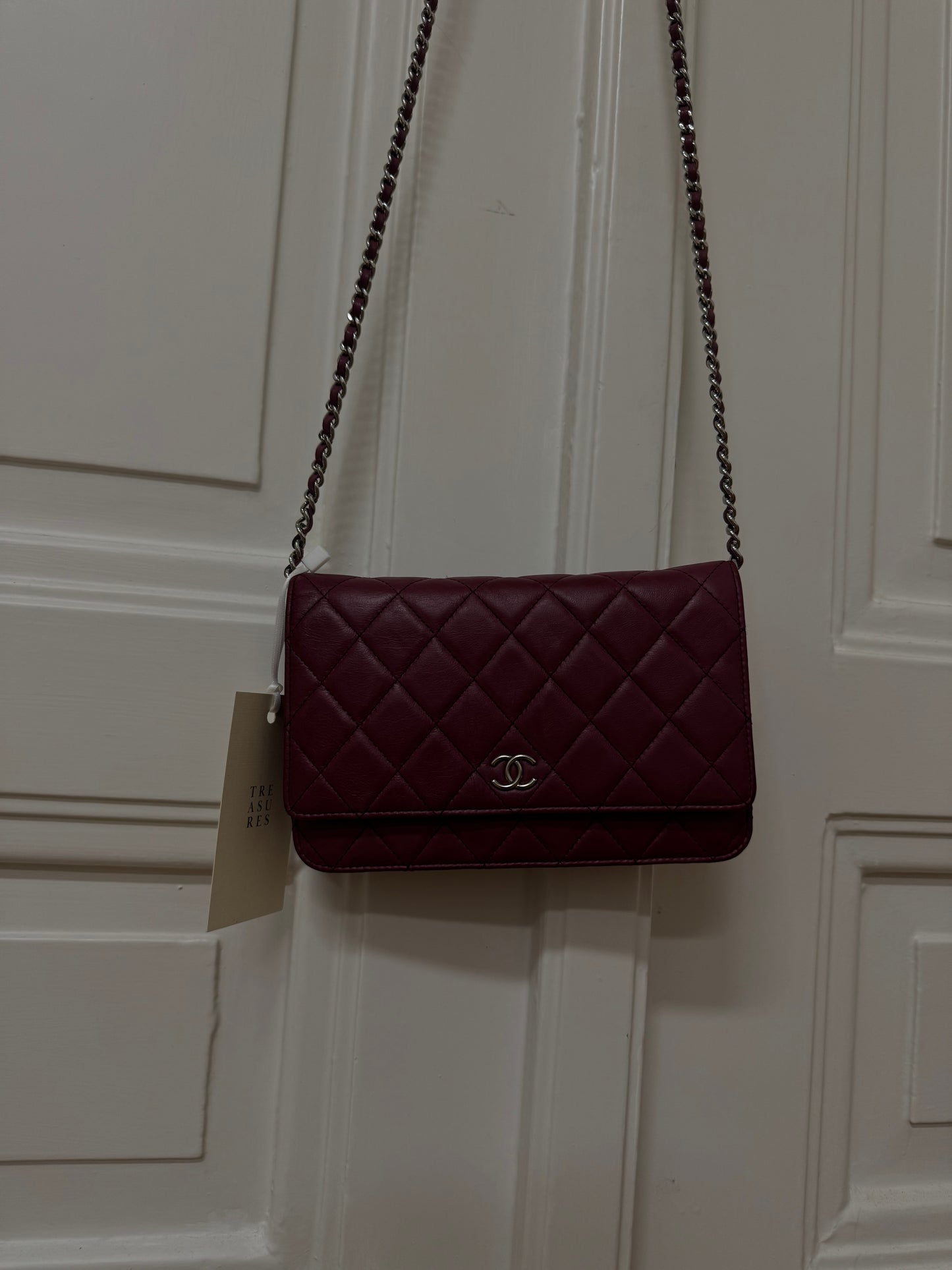 CHANEL LAMBSKIN WOC WINE GRAPE