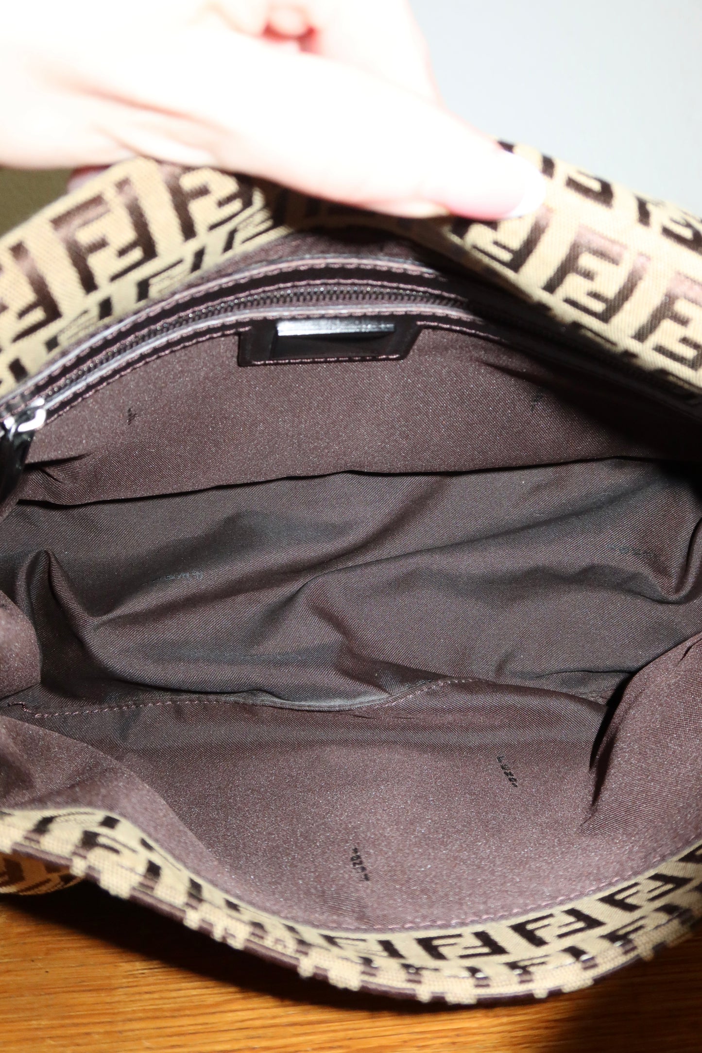 FENDI ZUCCA MAMMA BAGUETTE