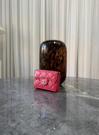 Chanel Mini Wallet Lambskin Pink