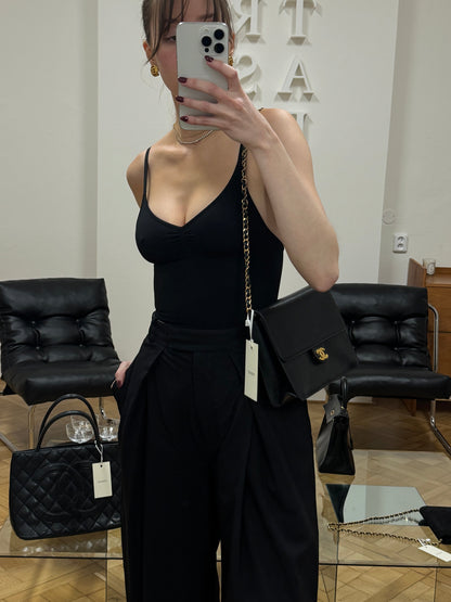 CHANEL BOX CALF FLAP BAG