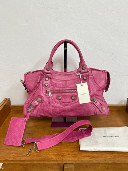 BALENCIAGA CITY BAG PINK