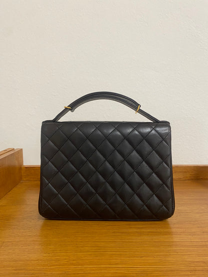 CHANEL TOP HANDLE FLAP TWIST LOCK