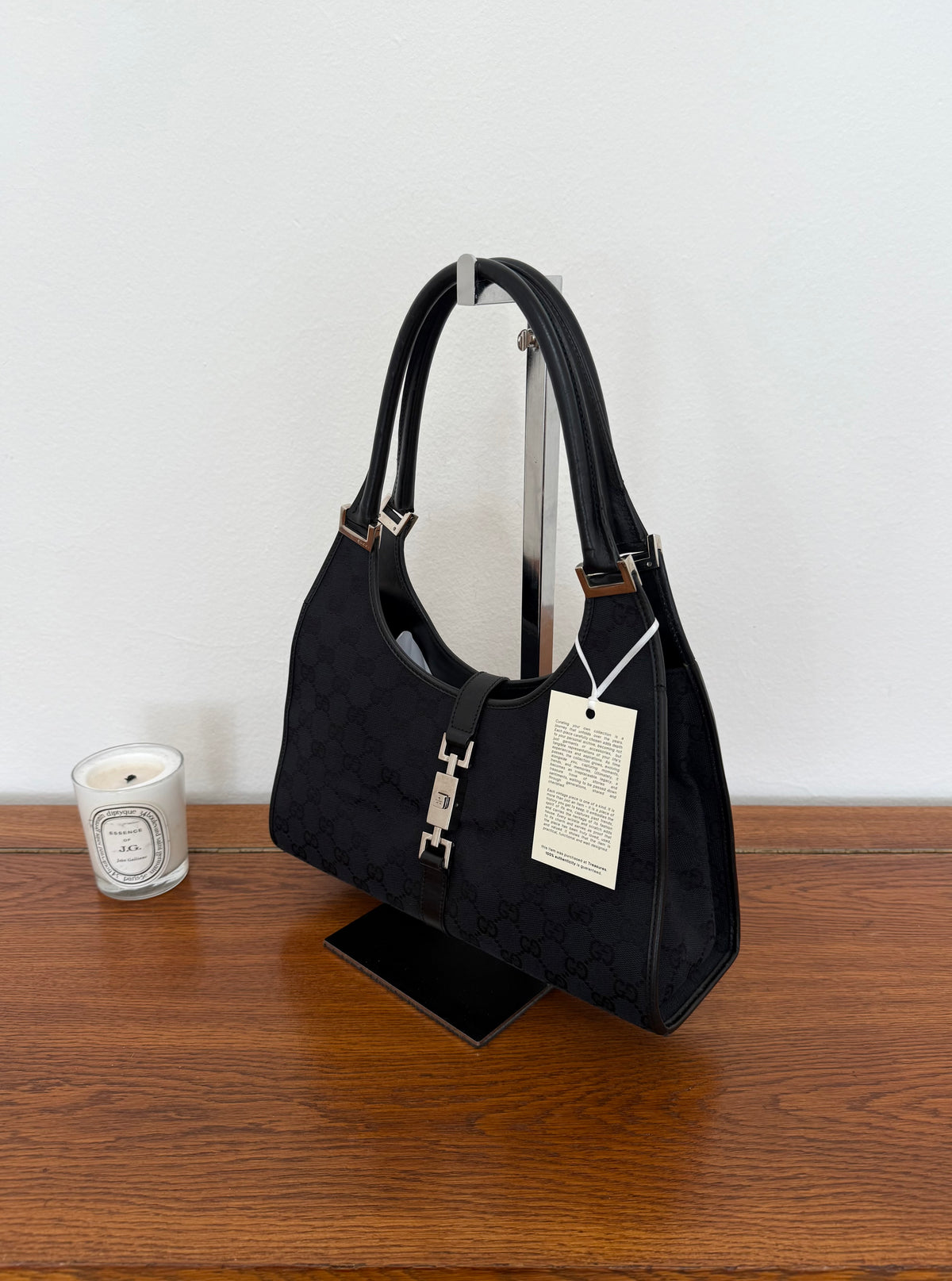 Gucci Jackie GG Monogram Bag Black