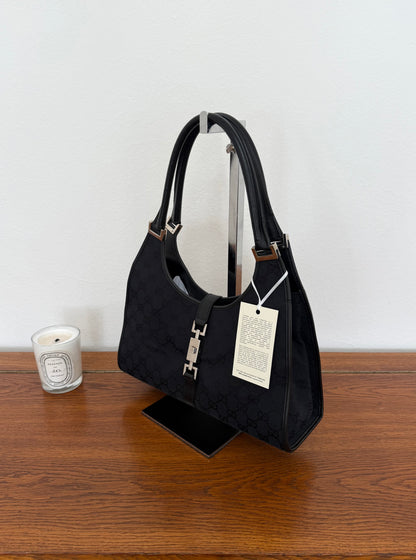 Gucci Jackie GG Monogram Bag Black