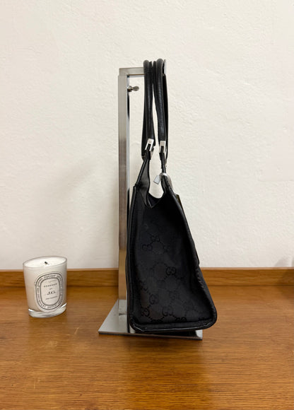 GUCCI JACKIE GG MONOGRAM BLACK BAG