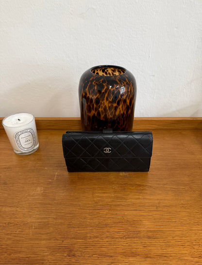 SERIES 14 CHANEL MATELASSE LONG WALLET BLACK