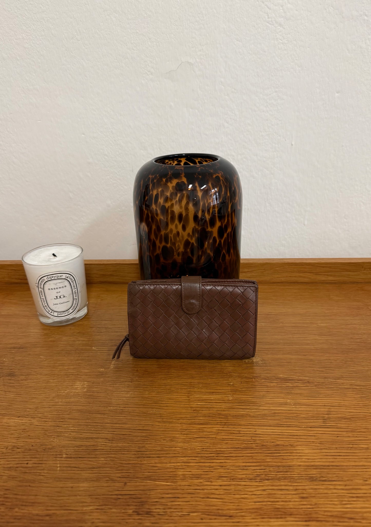 BOTTEGA VENETA INTRECCIATO WALLET BROWN