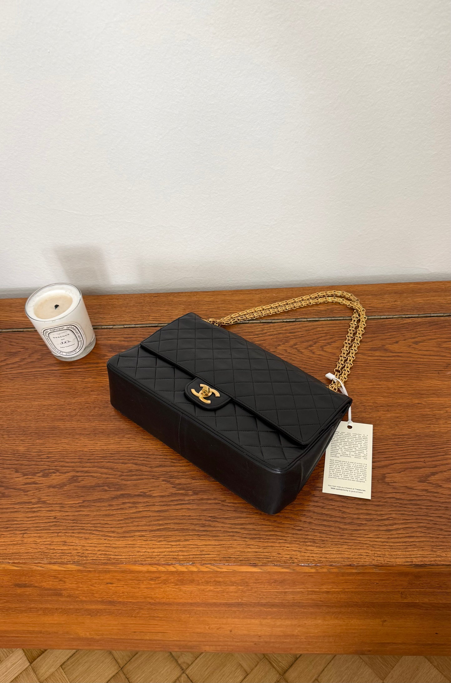 CHANEL CLASSIC DOUBLE FLAP BAG MEDIUM 24K GOLD