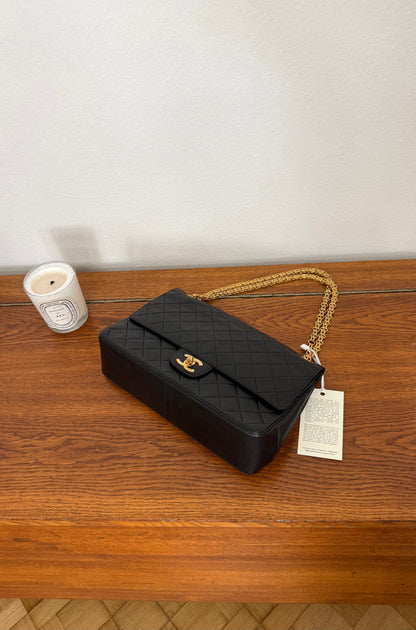 CHANEL CLASSIC DOUBLE FLAP BAG MEDIUM 24K GOLD