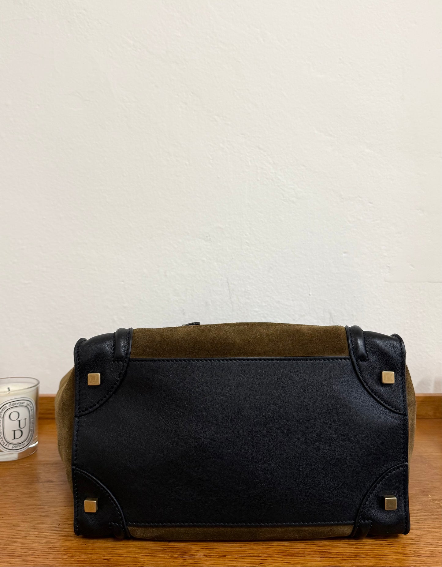 CELINE LUGGAGE BY PHOEBE PHILO SUEDE BAG