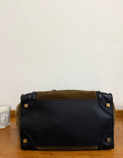 CELINE LUGGAGE BY PHOEBE PHILO SUEDE BAG