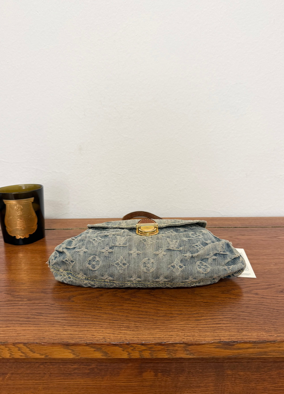 LV Monogram Denim Mini Pleaty