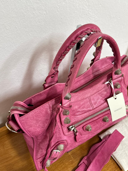 BALENCIAGA CITY BAG PINK