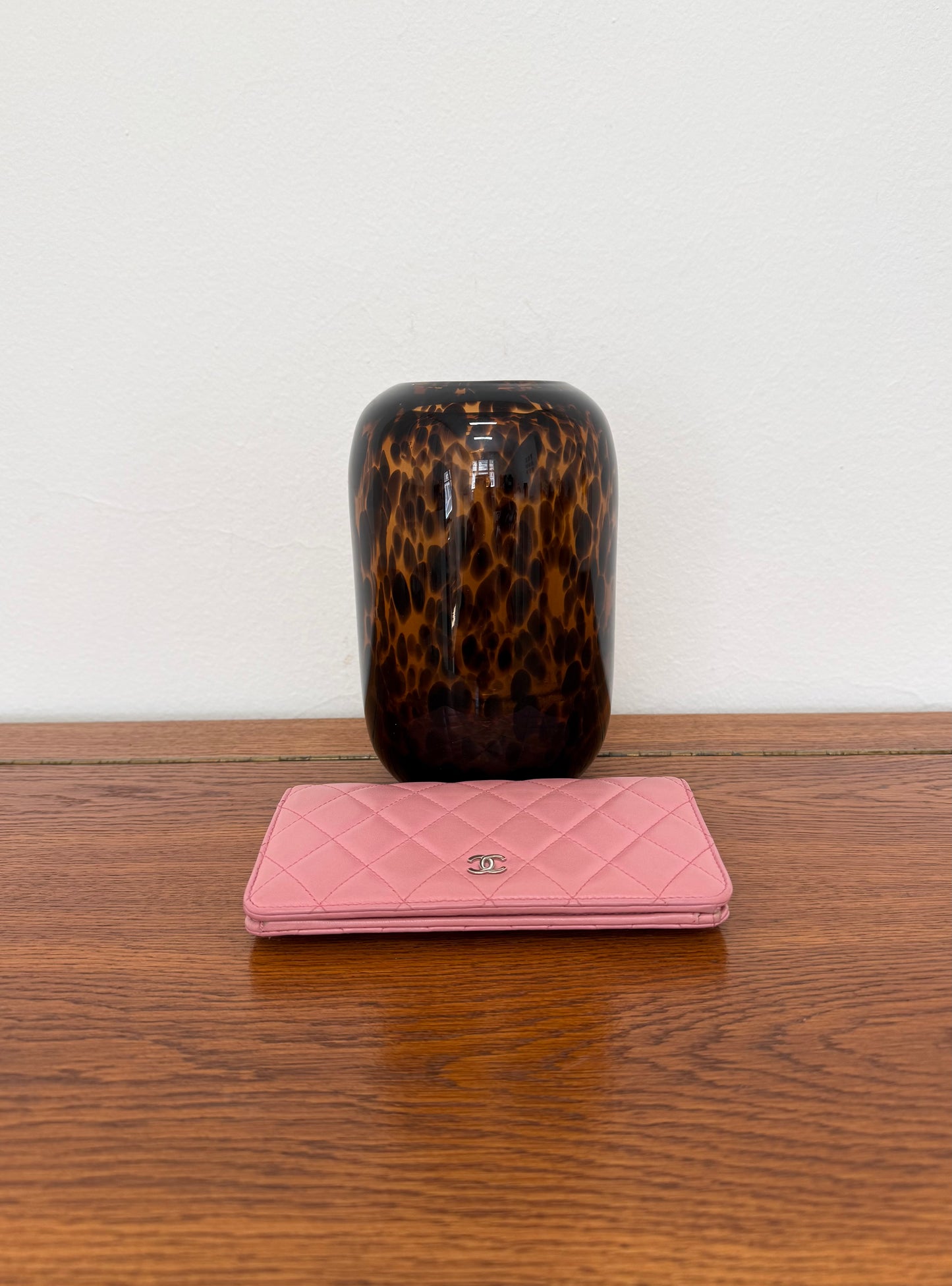 SERIES 14 CHANEL CLASSIC LONG WALLET PINK LAMBSKIN
