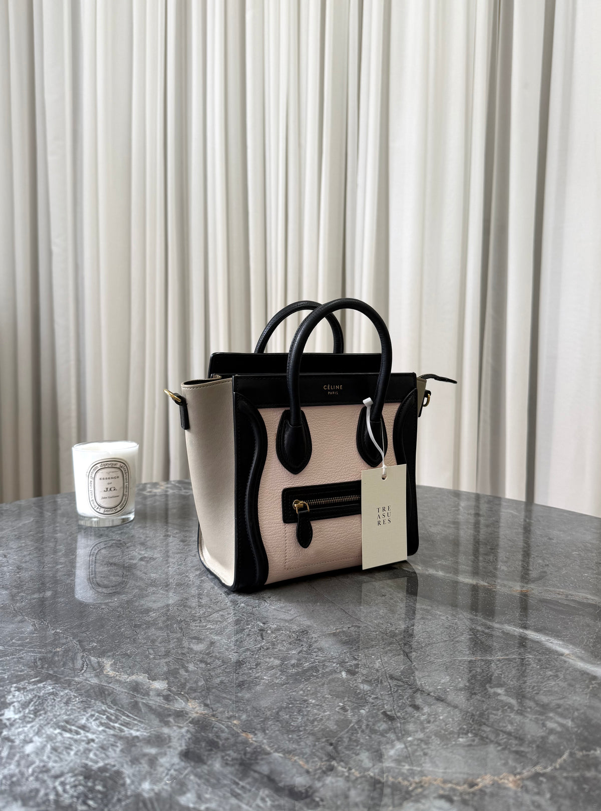 Celine Nano Luggage Leather Crossbody Bag