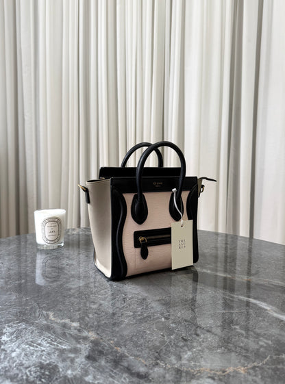 Celine Nano Luggage Leather Crossbody Bag